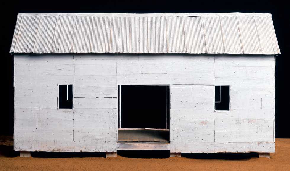 William-Christenberry,-Ghost-Form,-1994,-Mixed-media-sculpture-with-red-soil,-16.75-x-34-x-20,-Ogden-Museum-of-Southern-Art,-Gift-of-the-Roger-H.-Ogden-Collection.jpg