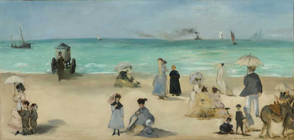 on the beach edouard manet mississippi museum of art french impressionist april 2020