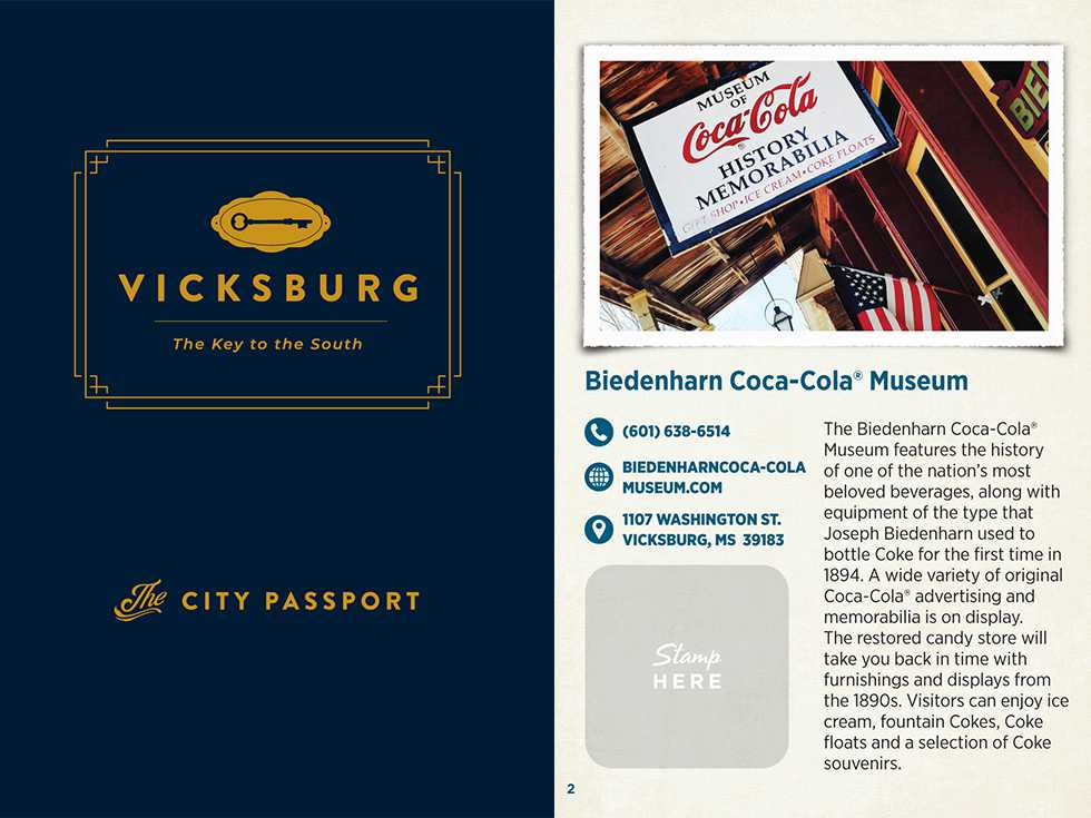 VIcksburg City Passport
