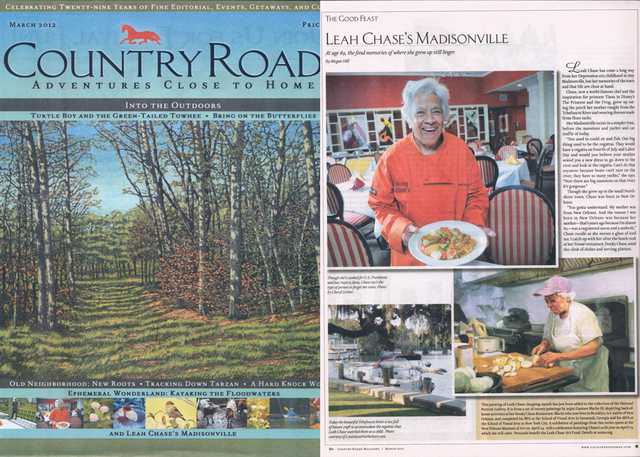 Country Roads March 2012 Cover and Story on Leah Chase's Hometown