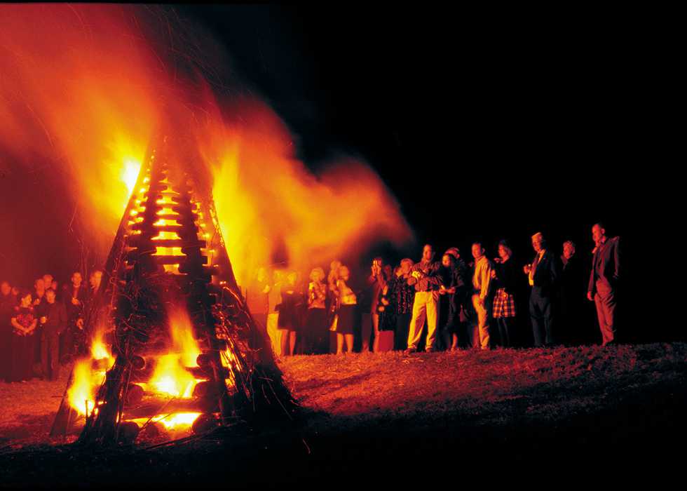 Levee Bonfires