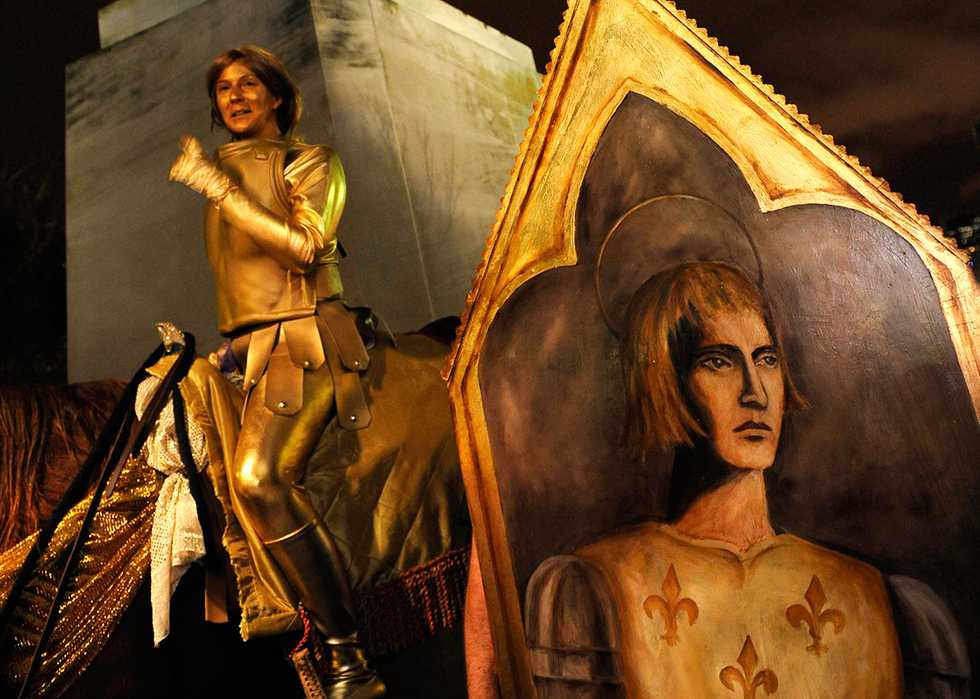 New Orleans' Saint Joan of Arc Parade on Twelfth Night Country Roads